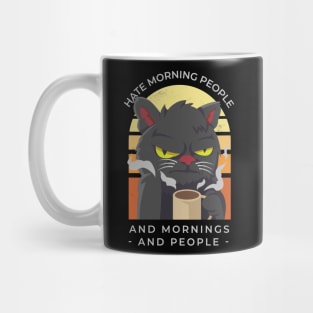 MOODY CAT MORNING COFFEE Mug